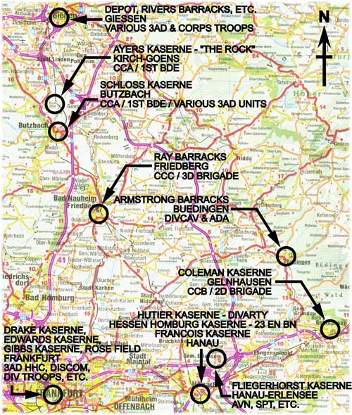 3AD footprint map