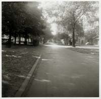 Conn Barracks in the 1960s - Chapel and Building 14 on Sherman Drive