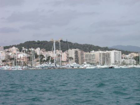 Castell de Bellver from the port